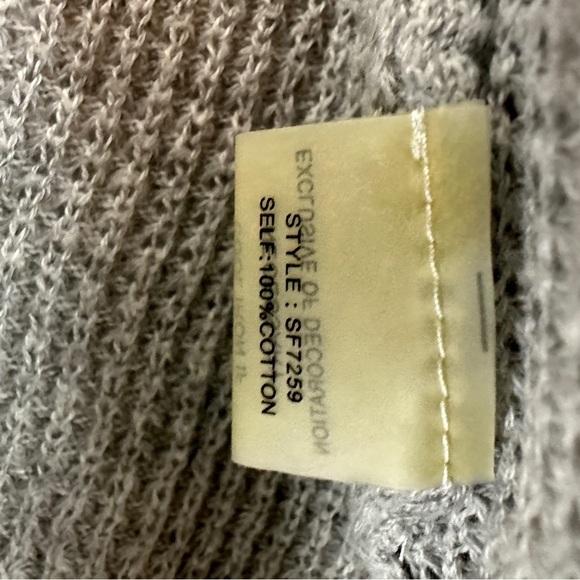 Brixon Ivy Knit Cardigan Cotton Size XS Grey - Picture 5 of 9